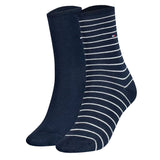 TOMMY HILFIGER Damen Socken, 2er Pack - Women's Patterned Styles