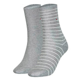 TOMMY HILFIGER Damen Socken, 2er Pack - Women's Patterned Styles