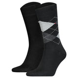 TOMMY HILFIGER Herren Socken, 2er Pack - Check Socks 2P, Raute