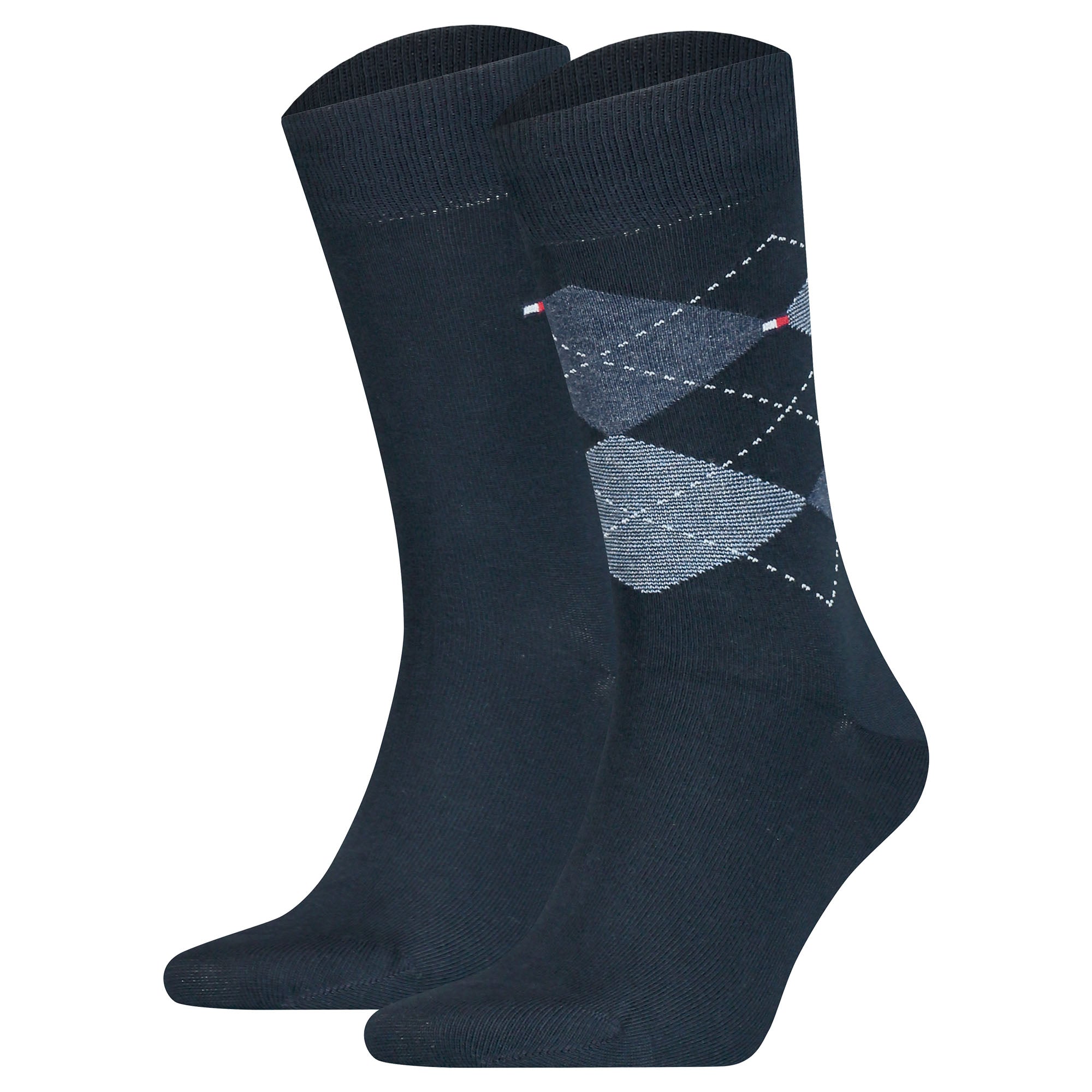 TOMMY HILFIGER Herren Socken, 2er Pack - Check Socks 2P, Raute