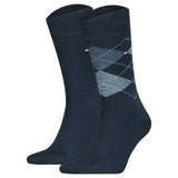 TOMMY HILFIGER Herren Socken, 2er Pack - Check Socks 2P, Raute