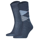 TOMMY HILFIGER Herren Socken, 2er Pack - Check Socks 2P, Raute