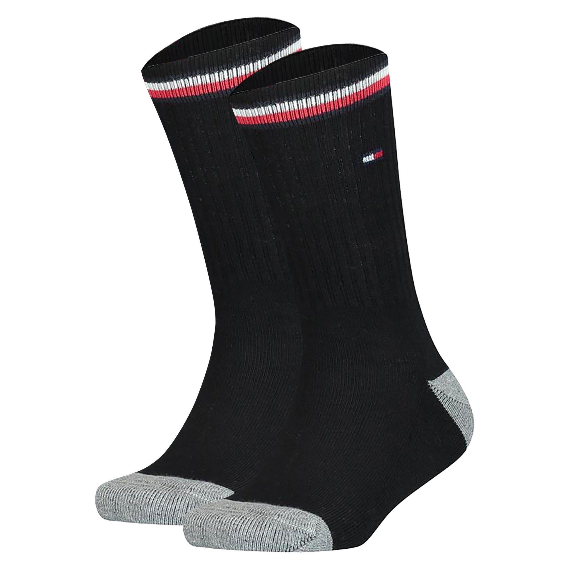 TOMMY HILFIGER Children's socks, 2-pack - ICONIC SPORTS, terry sole, 27-42