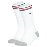 TOMMY HILFIGER Children's socks, 2-pack - ICONIC SPORTS, terry sole, 27-42