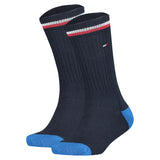 TOMMY HILFIGER Kinder Socken, 2er Pack - ICONIC SPORTS, Frottee-Sohle, 27-42