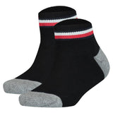 TOMMY HILFIGER children's quarter socks, 2-pack - ICONIC SPORTS, terry sole