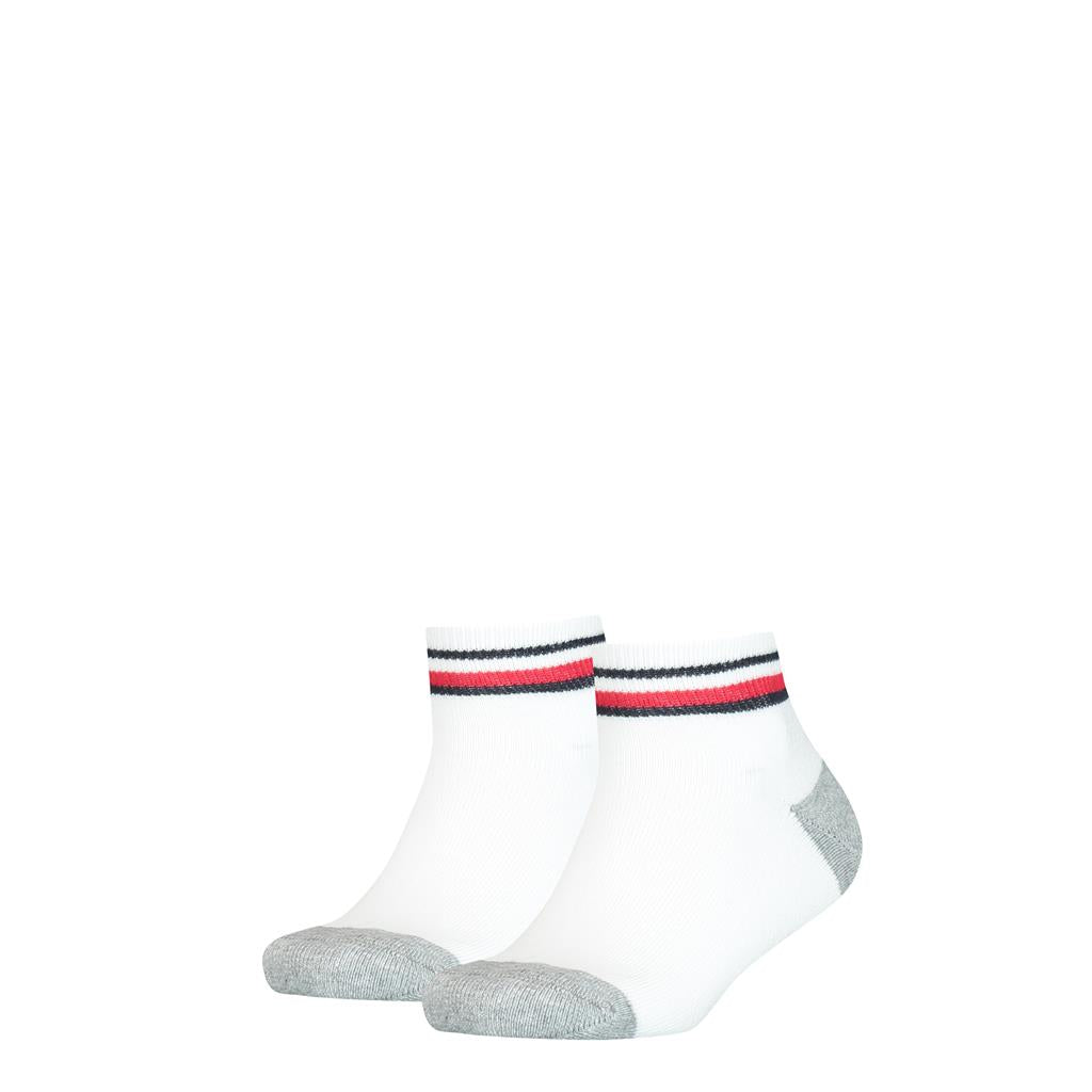 TOMMY HILFIGER Kinder Quarter-Socken im Pack - ICONIC SPORTS, Frottee-Sohle