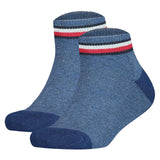 TOMMY HILFIGER children's quarter socks, 2-pack - ICONIC SPORTS, terry sole