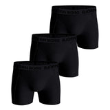 BJÖRN BORG Herren Boxershorts, 3er Pack - Cotton Stretch Trunks, Big Logo, Unterhose, Baumwolle