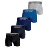 BJÖRN BORG Herren Boxershorts, 5er Pack - Cotton Stretch Trunks, Unterhose, Baumwolle, Logobund