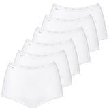 Sloggi Damen Slip Maxi, 6er Pack - Basic+, einfarbig