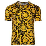 VERSACE Men's T-Shirt - BAROCCO, Undershirt, Crew Neck, Stretch Cotton, Barocco Pattern