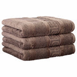 CAWÖ Handtuch, 3er Pack - C Noblesse, Walkfrottier, Baumwolle