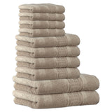 CAWÖ Handtuch Set, 10-tlg. - C Noblesse, 2x Duschtuch, 4x Handtuch, 4x Gästetuch