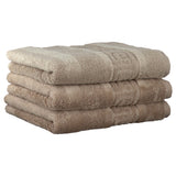 CAWÖ Handtuch, 3er Pack - C Noblesse, Walkfrottier, Baumwolle