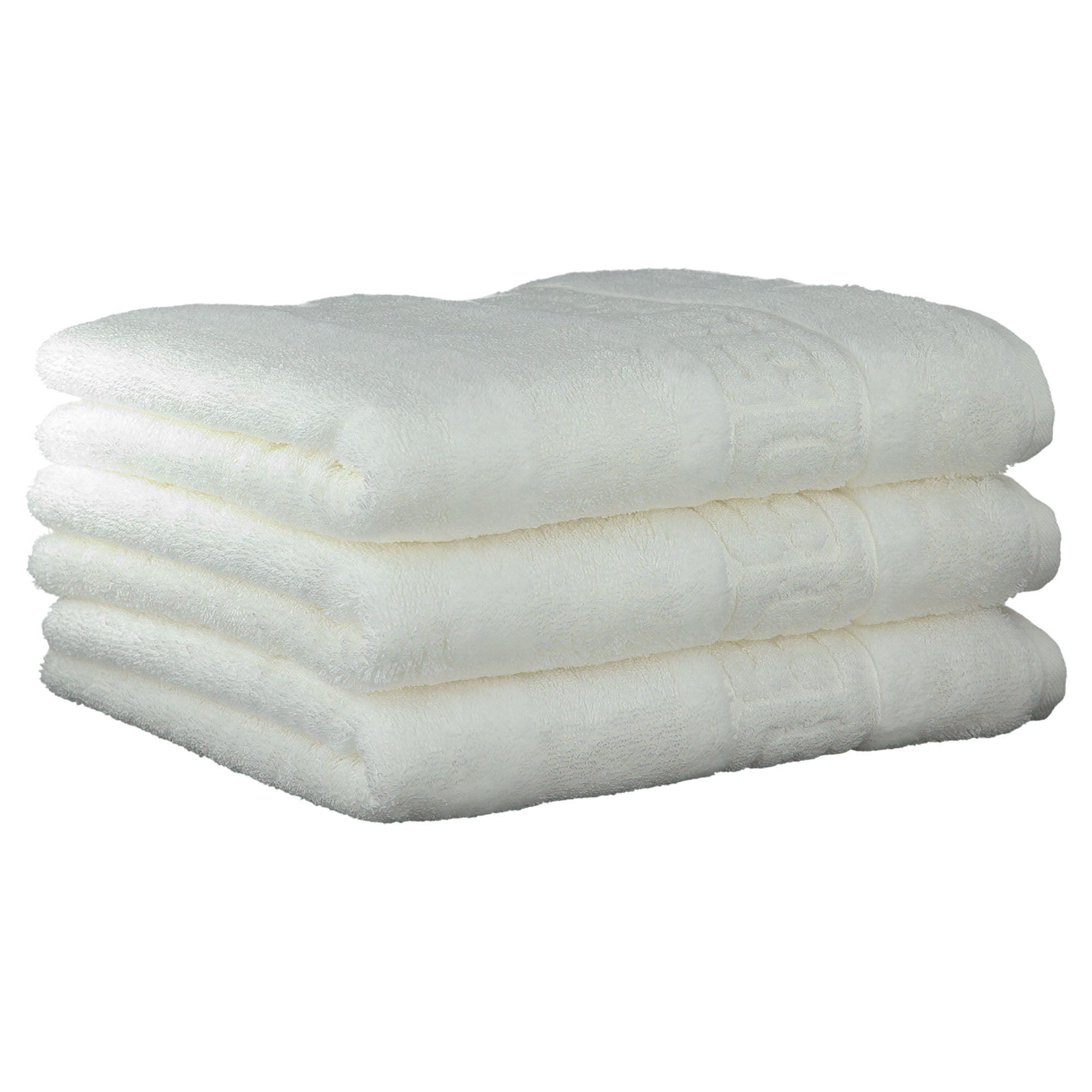 CAWÖ Handtuch, 3er Pack - C Noblesse, Walkfrottier, Baumwolle