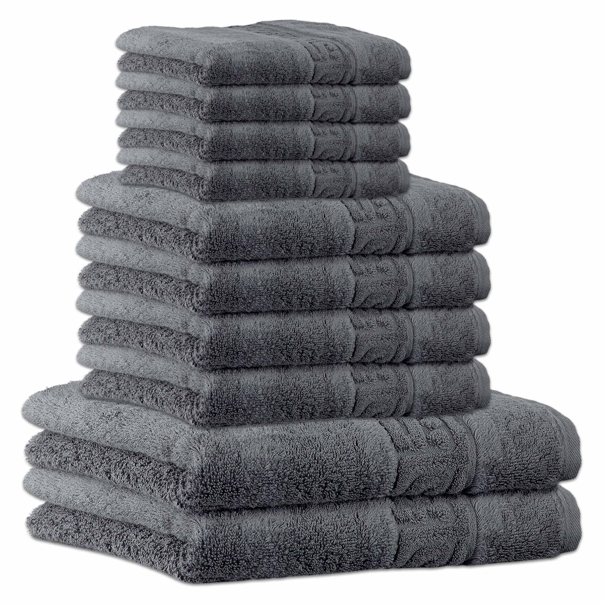 CAWÖ Handtuch Set, 10-tlg. - C Noblesse, 2x Duschtuch, 4x Handtuch, 4x Gästetuch