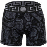 VERSACE Herren Long Boxer - TOPEKA, Trunk, Stretch Cotton, Barocco Muster