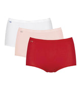 Sloggi Damen Slip - Maxi, Basic+ 3er Pack