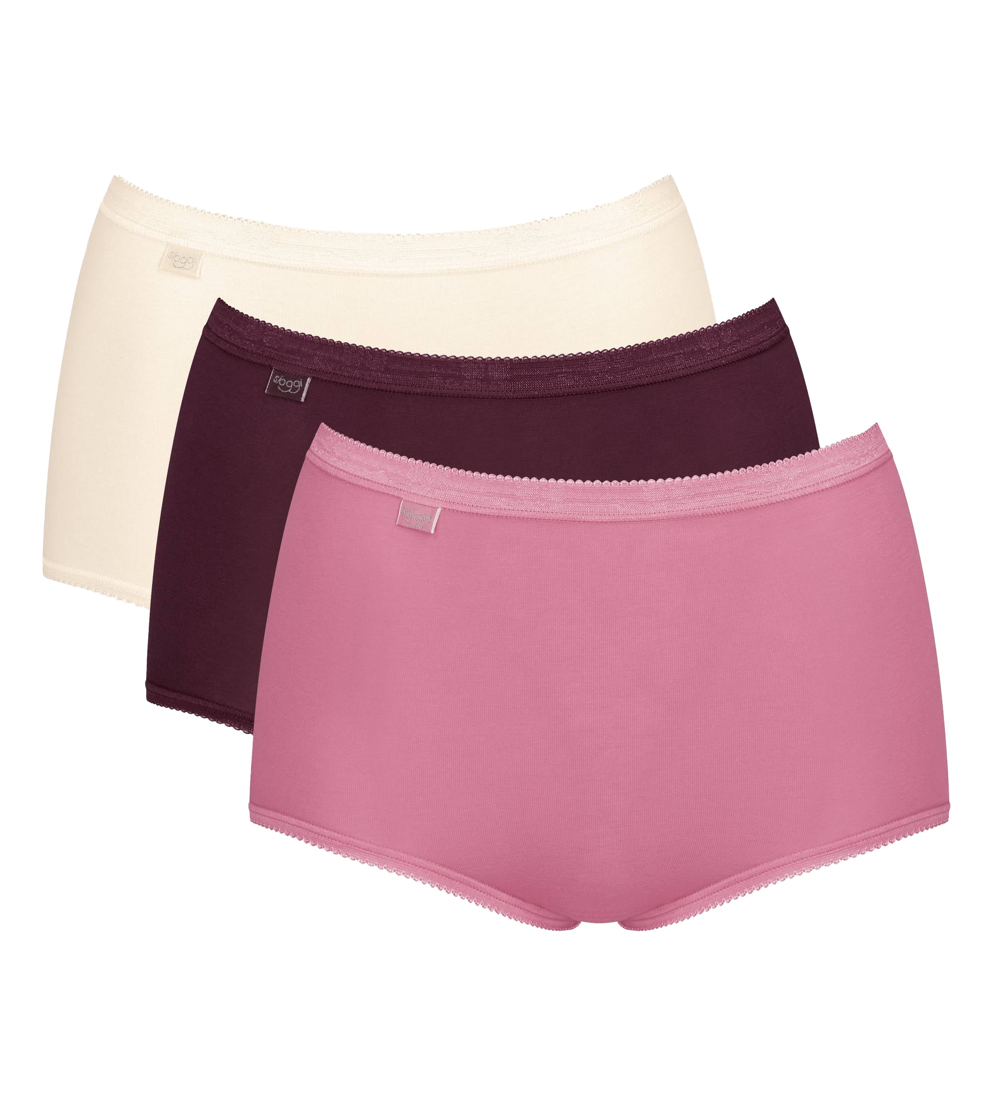 Sloggi Damen Slip - Maxi, Basic+ 3er Pack