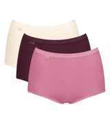 Sloggi Damen Slip - Maxi, Basic+ 3er Pack