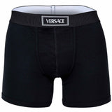 VERSACE Herren Boxershorts - CANETE, Trunks, Stretch Cotton, Logo, einfarbig