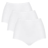 Sloggi Damen Slip Maxi, 3er Pack - 24/7 Microfibre, einfarbig