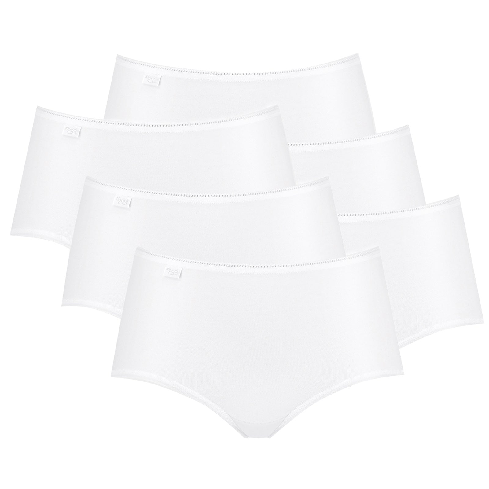 Sloggi Ladies Slip Midi, Pack of 3 - 24/7 Microfibre, monochrome