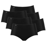 Sloggi Damen Slip Midi, 6er Pack - 24/7 Microfibre, einfarbig