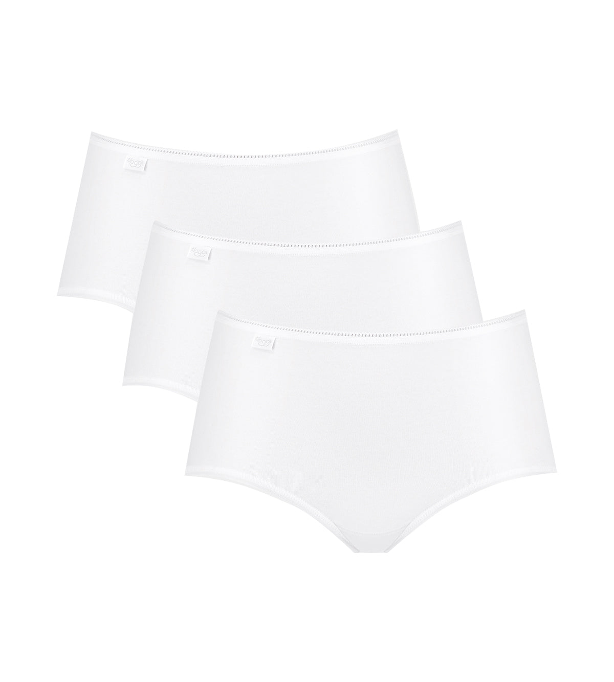Sloggi Ladies Slip Midi, Pack of 3 - 24/7 Microfibre, monochrome