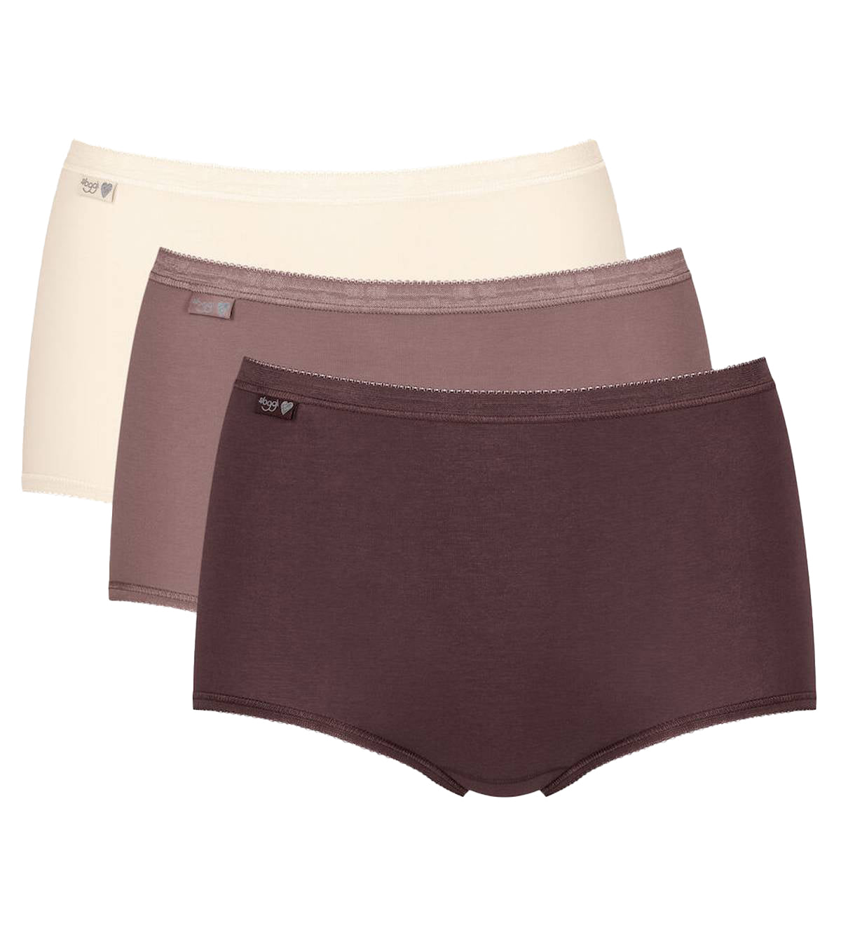 Sloggi Damen Slip - Maxi, Basic+ 3er Pack