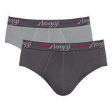 Sloggi Herren Slips 2er Pack - Start midi C2P box, Baumwolle