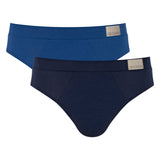 Sloggi Herren Slips, 2er Pack - GO Natural Brief C2P, Unterhose, Cotton Stretch