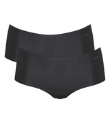 Sloggi Damen Shorts, 2er Pack - Zero Microfibre 2.0 Shorts, Mikrofaser, einfarbig