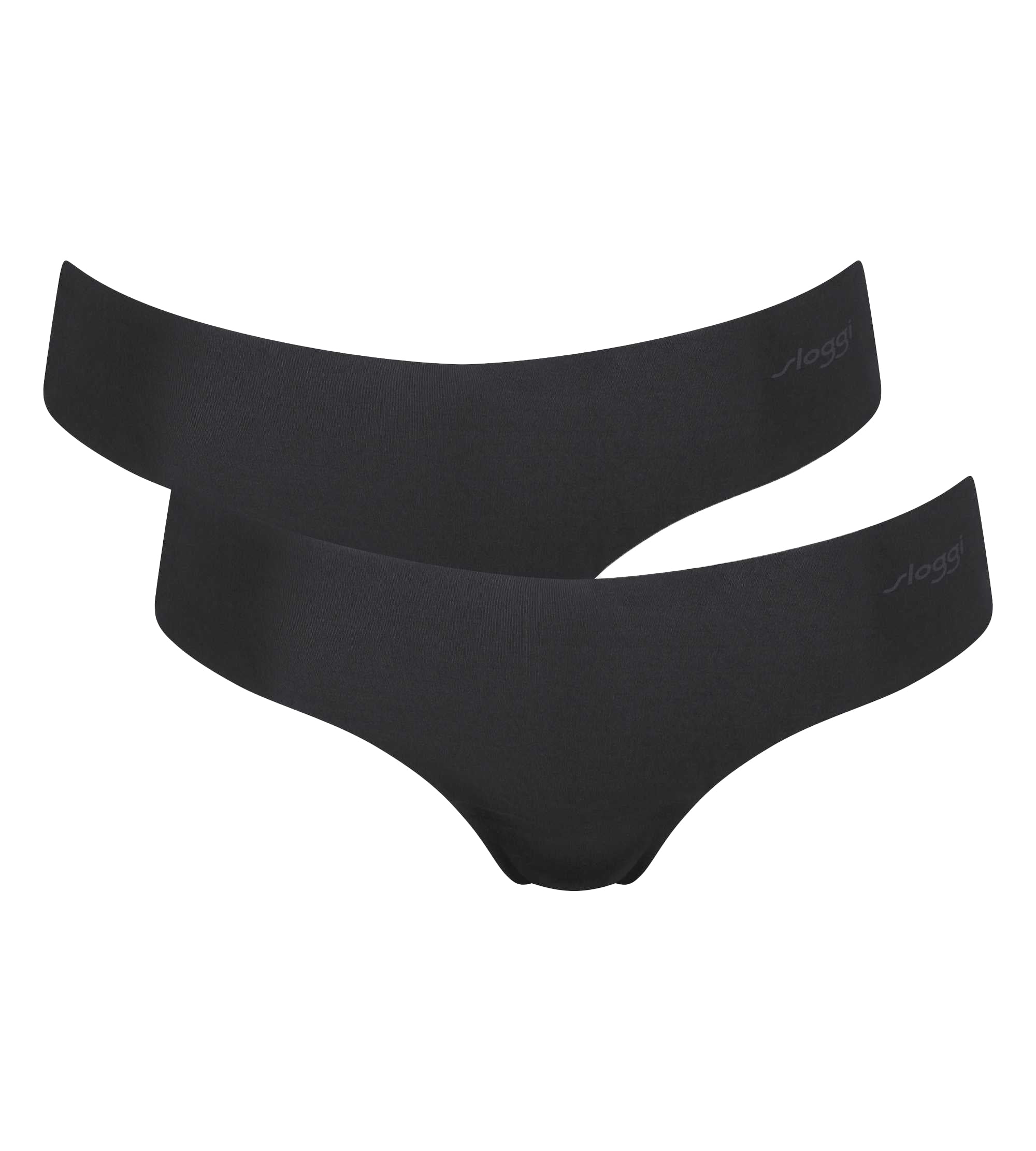 Sloggi Ladies Thong, 2-Pack - Zero Microfibre 2.0 Hipstring, microfiber, solid color