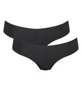 Sloggi Ladies Thong, 2-Pack - Zero Microfibre 2.0 Hipstring, microfiber, solid color