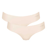 Sloggi Damen String, Multipack - Zero Microfibre 2.0 Hipstring, Mikrofaser, einfarbig