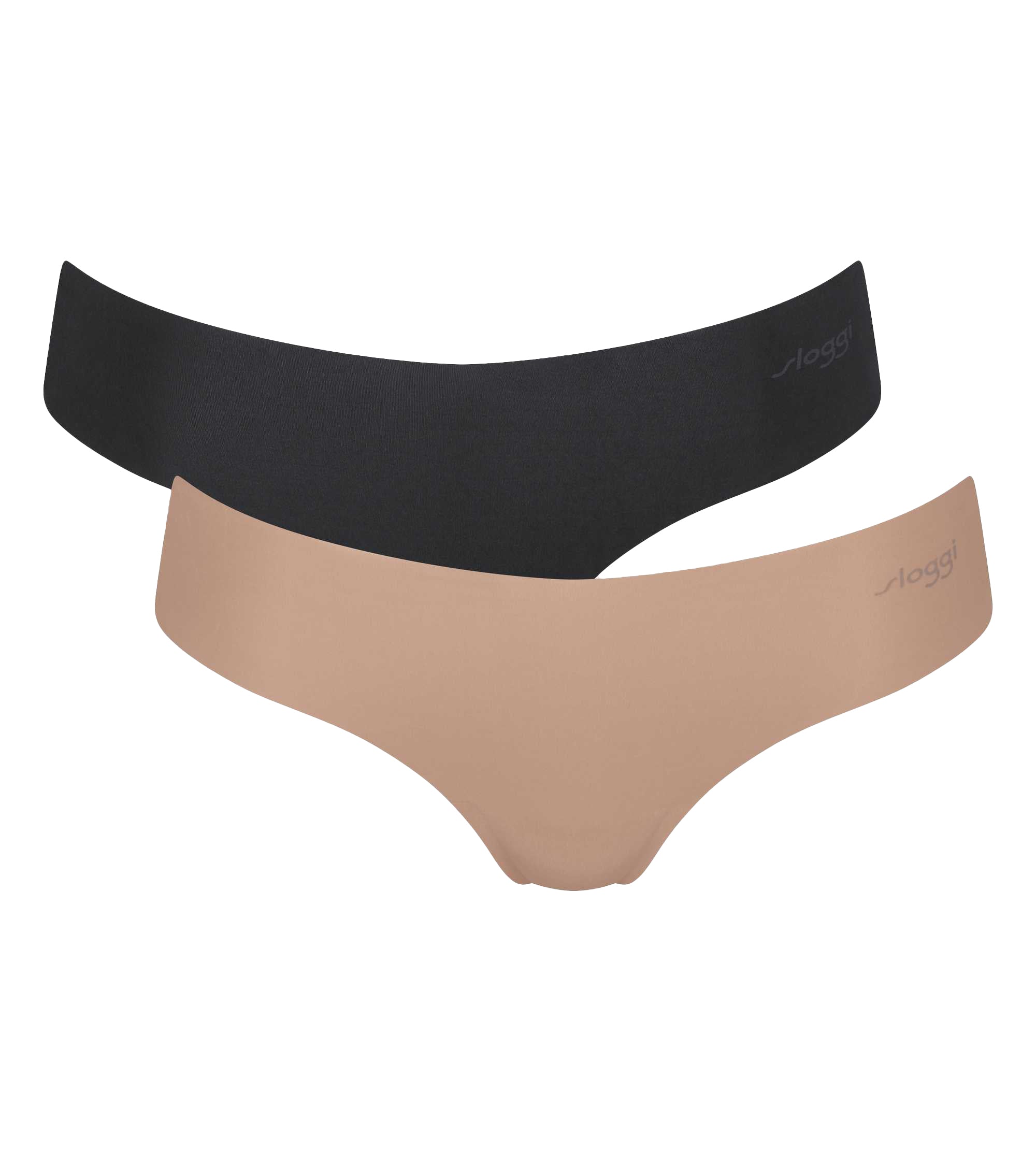 Sloggi Damen String, 2er Pack - Zero Microfibre 2.0 Hipstring, Mikrofaser, einfarbig