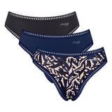 Sloggi Damen Slips, 3er Pack - GO Crush High Leg C3P, Unterhose, Stretch-Baumwolle