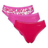 Sloggi Damen Slips, 3er Pack - GO Crush High Leg C3P, Unterhose, Stretch-Baumwolle
