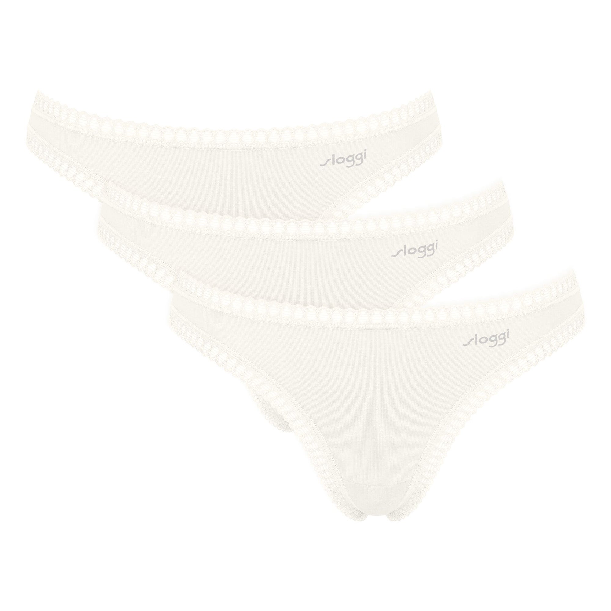 Sloggi Damen Strings, 3er Pack - GO Crush String C3P, Unterhose, Stretch-Baumwolle