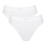 Sloggi Damen Slips, 2er Pack - Double Comfort Tai 2P, Unterhose, Stretch-Baumwolle