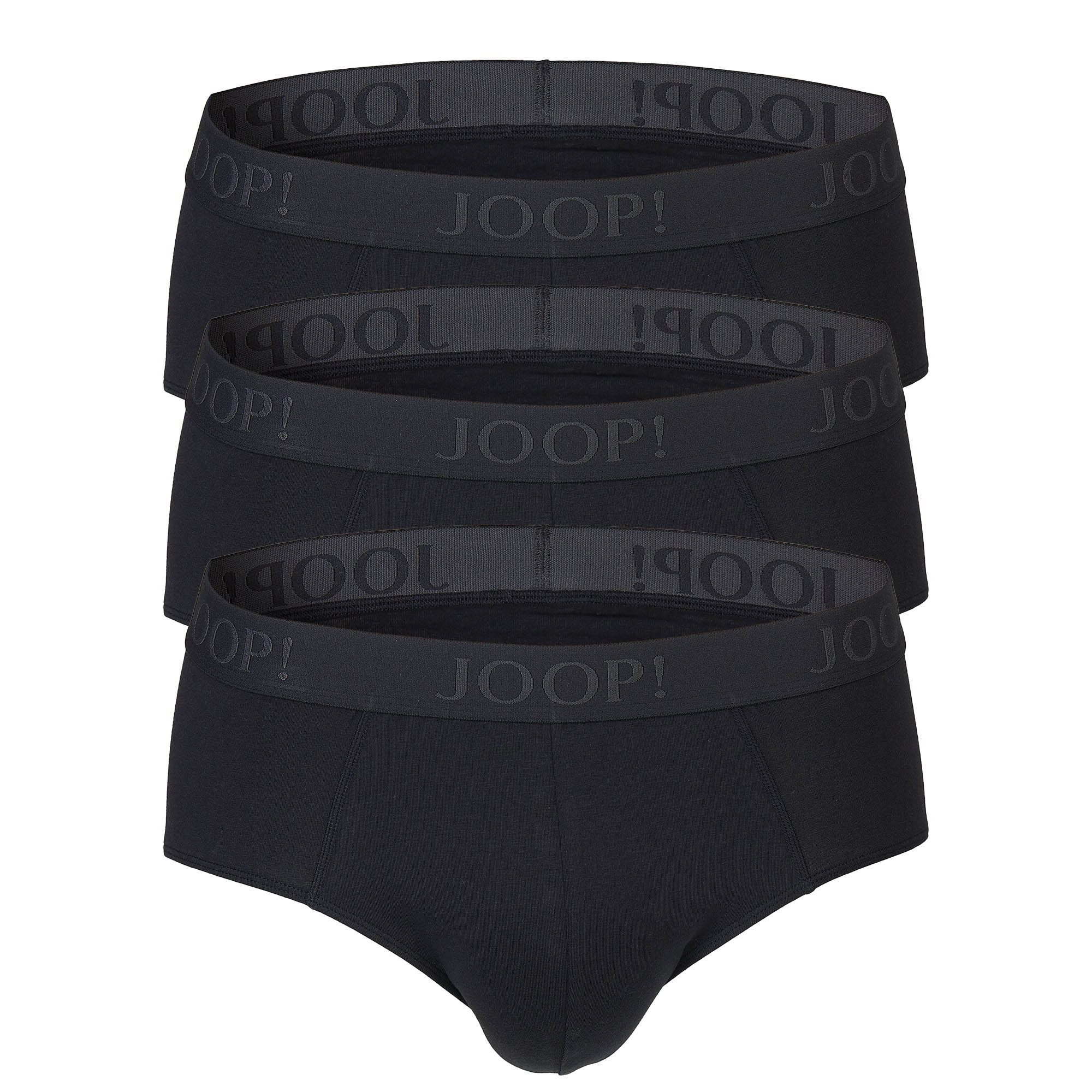 JOOP! Herren Slips, 3er Pack - Everyday, Basic, Cotton Stretch, Logo