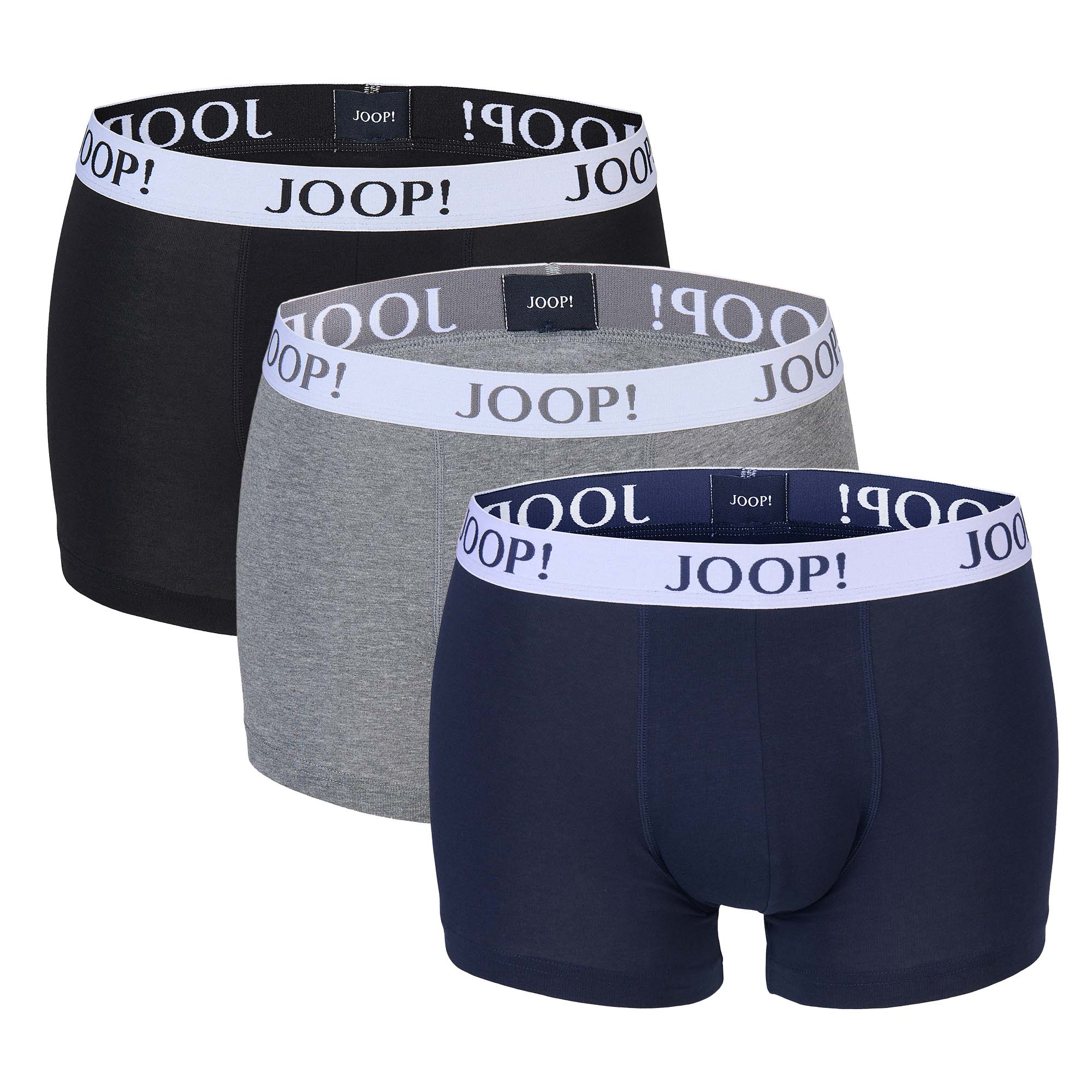JOOP! men's boxer shorts, 3-pack – Everyday, Basic, Cotton Stretch, Logo