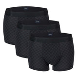 JOOP! Herren Boxershorts, 3er Pack - Everyday, Basic, Cotton Stretch, gemustert