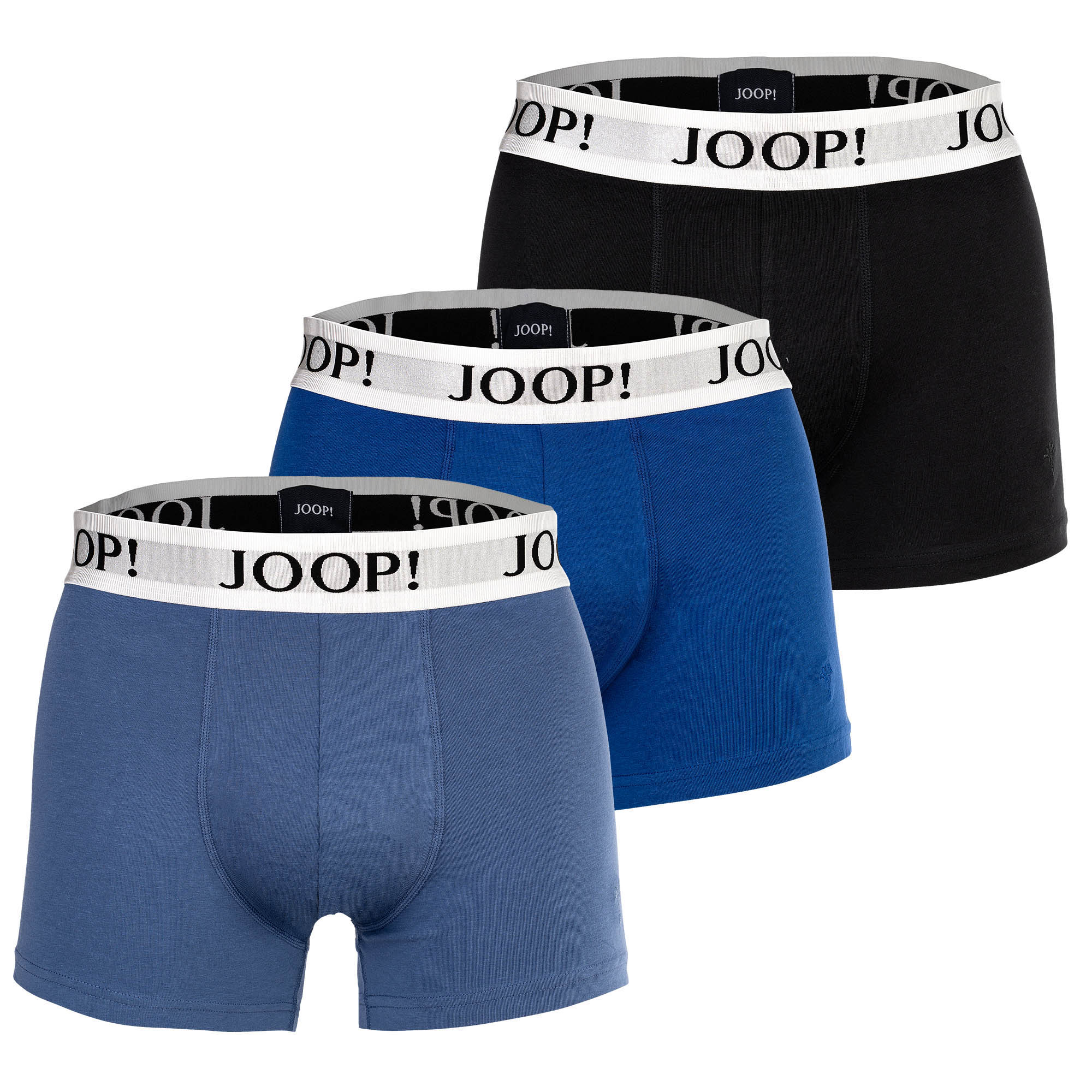 JOOP! Herren Boxershorts, 3er Pack - Everyday, Cotton Stretch, Logo