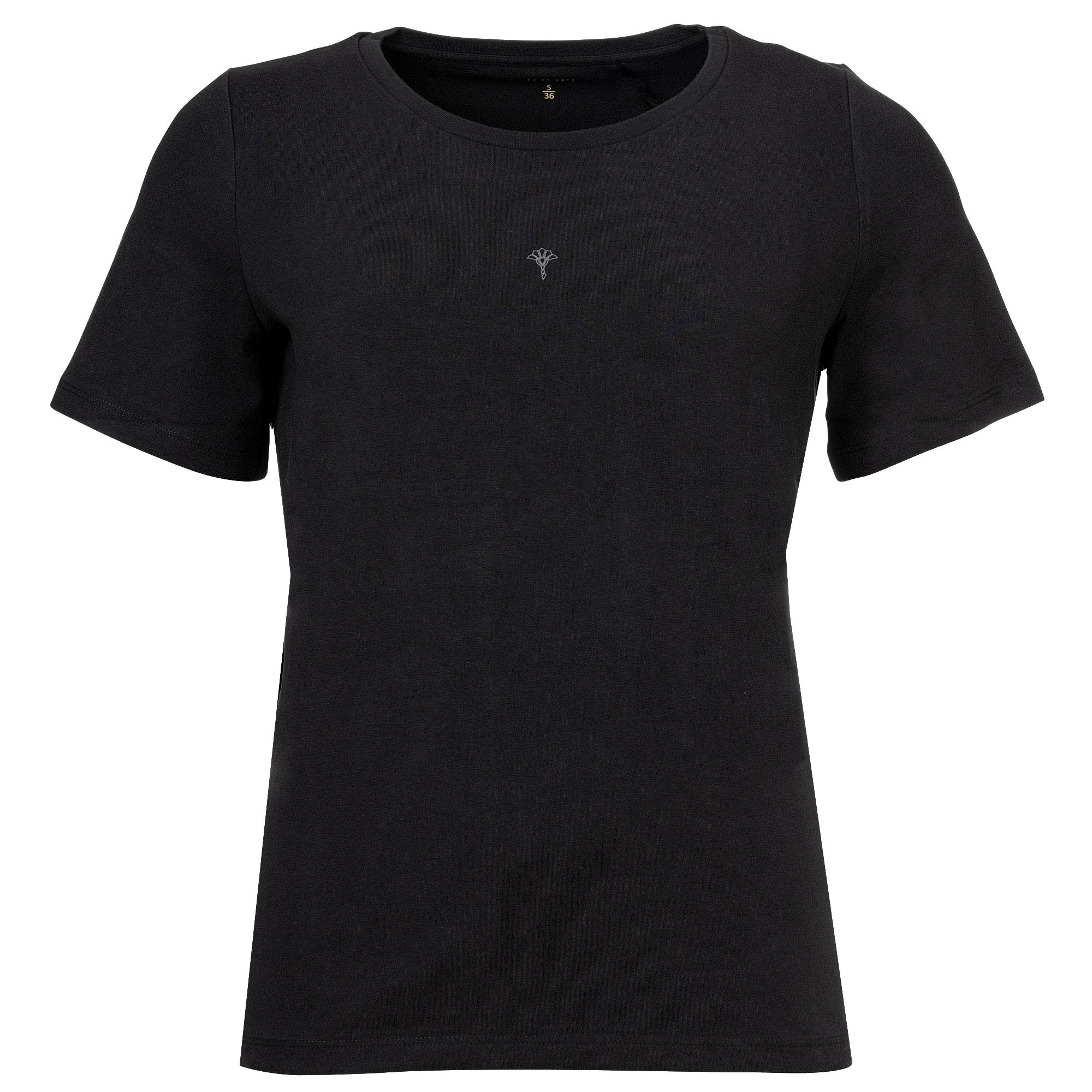 JOOP! Damen T-Shirt mit Logo-Print - Cosy, Kurzarm, Rundhals, Cotton Stretch