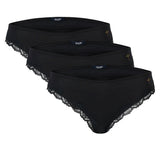 JOOP! women's briefs, 3-pack, multipack, briefs, cotton stretch, single-coloured