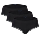 JOOP! Damen Panties, 3er Pack - Multipack, Briefs, Slip, Cotton Stretch, einfarbig