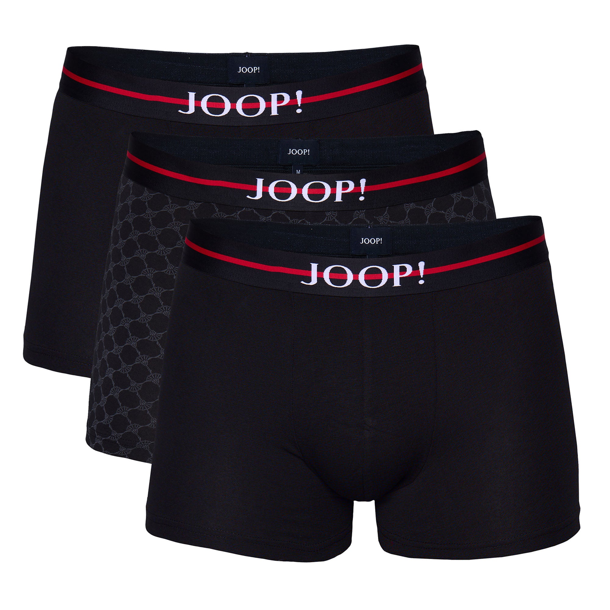 JOOP! Herren Boxershorts, 3er Pack - Everyday, Boxer Briefs, Cotton Stretch, Logo
